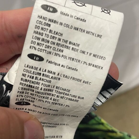 Joseph Ribkoff Cropped Monstera Print Pants NWOT - Picture 7 of 7